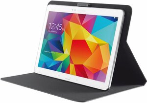 Etui rabat trust pour samsung galaxy tab 10" tab3/4/note/pro/s (noir)
