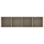 vidaXL Bibliothèque/Meuble TV Chêne sonoma 143 x 30 x 36 cm
