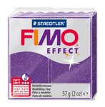 Pâte Fimo 57 g Effect pailletée Lilas 8020.602
