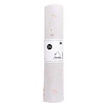 Tissu en coton millefleurs 50 x 140 cm - 122 g / m² - gris clair