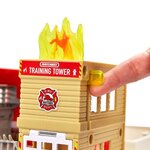 Matchbox caserne de pompiers - circuit / petite voiture - 3 ans et +