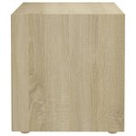 vidaXL Meubles TV 2 Pièces Chêne sonoma 37x35x37 cm Aggloméré