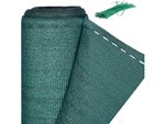 Brise vue synthétique "Verdo" - 1.5 x 10 m - 90g/m² - Vert