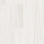 vidaXL Jardinière Blanc 60x31x31 cm Bois de pin massif
