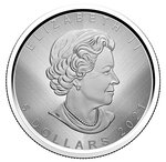 Pièce de monnaie 5 Dollars Canada 2021 W 1 once argent “sur mesure” – Feuille d’érable