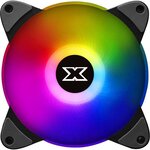 XIGMATEK Galaxy III Essential BX120 ARGB Noir (Pack 3) - Ventilateur 120mm A-RGB pour boitier PC