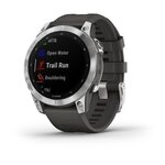Montre GPS connectée - GARMIN - Fenix 7 - Argent avec bracelet gris