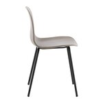 Venture Home Chaises à manger lot de 2 Arctic plastique noir et kaki