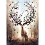 Ravensburger - puzzle classique adultes - puzzle 1000 p - cerf fantastique - 70x50cm - 15018
