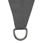 Livin'outdoor Tissu d'ombrage Como Polyester 3 6x3 6x3 6 m Gris