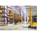 Panneau Pvc Adhésif Antidérapant Circulation Obligatoire 100 Cm - Jaune - Exacompta