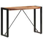 vidaXL Table console 110x35x76 cm Bois massif