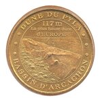 Mini médaille monnaie de paris 2007 - dune du pyla
