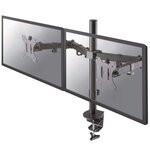 Newstar support de bureau réglable de 2 moniteurs 10"-32" 4-46 cm noir