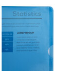 Etui Carton De 100 Pochettes Coin Pvc Lisse Haute Résistance 13/100e - A4 - Exacompta