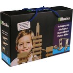 Bblocks planches pour piste à billes 26 pièces marron bois bblo890300