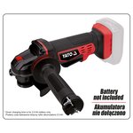 Yato meuleuse d'angle avec batterie li-ion 2 0ah 18v 125 mm