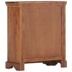vidaXL Buffet 63 x 30 x 75 cm Bois d'acacia massif