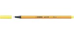 Stylo-feutre point 88 pointe fine 0 4 mm jaune citron stabilo