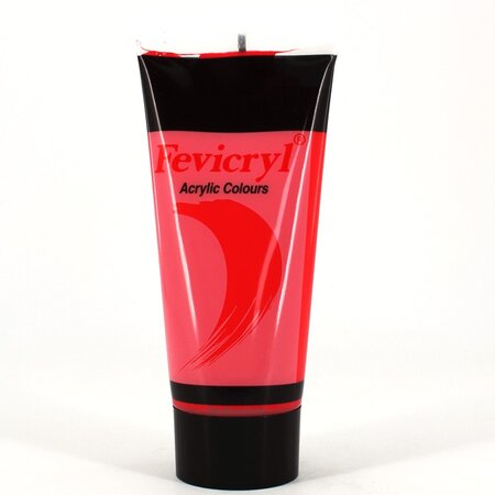 Peinture acrylique en tube rouge de cadmium 200ml - amt
