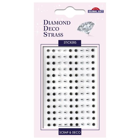 Autocollants Strass - Diamant - Noir