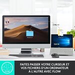 Logitech - souris mx master 3 - bluetooth/radio fréquence - usb - 7 boutons - graphite