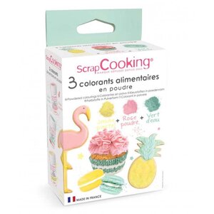 Colorants alimentaires (artificiel) Vert Rose Jaune