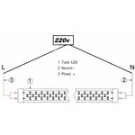Tube néon led 120cm t8 20w - blanc froid 6000k - 8000k - silamp