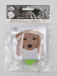Kit sticker broderie diamant 9x9cm Chien