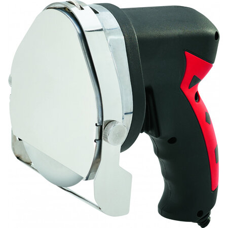 Couteau kebab électrique rouge lame ø 100 mm - stalgast -  - acier inoxydable 125x170x190mm