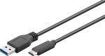 Cable USB Type C vers USB 3.0 Goobay 0,5m (Noir)