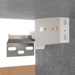 vidaXL Meubles TV 2 Pièces Gris béton 30 5x30x60 cm Aggloméré