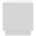 vidaXL Meuble TV Blanc 70x41x44 cm Aggloméré