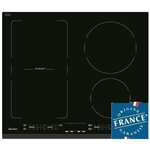 Table de Cuisson Induction SAUTER - 4 foyers - L60 x P51cm - SPI4664B - 7200W - Revêtement verre - Noir
