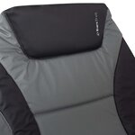 Eurotrail Lit de camping Royal Gris et noir