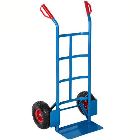 Tectake Diable rigide 200 kg - bleu