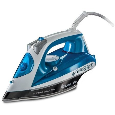 Russell Hobbs 23971-56 Fer a Repasser SupremeSteam Pro 2600W, Semelle Céramique, Fonction Pressing, Ultra Puissant