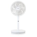 Domo ventilateur sur pied 2 en 1 à télécommande 45 w blanc