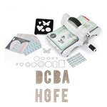 Machine de découpe Big Shot Sizzix + Matrice alphabet majuscule 4 8 cm