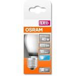 Osram ampoule led sphérique verre dépoli 4w=40 e27 froid