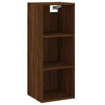 vidaXL Buffet haut Chêne marron 34 5x32 5x180 cm Bois d'ingénierie