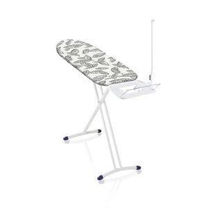 Leifheit 72592 Table a repasser AirBoard Express Solid L Maxx, avec housse Perfect Steam, ajustable avec repose-fer fixe