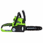 Greenworks tronçonneuse et batterie 2 ah 24 v g24cs25 25 cm 2000007ua