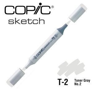 Marqueur à l'alcool Copic Sketch T2 Toner Gray No.2