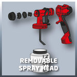 Einhell pistolet à peinture électrique tc-sy 600 s 600 w