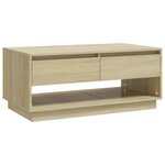 vidaXL Table basse Chêne sonoma 102 5x55x44 cm Aggloméré