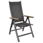 Lesli Living Chaise réglable Arezzo 57x69x103 cm Aluminium