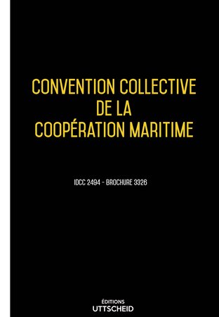 Convention collective de la coopération maritime - 02/05/2023 dernière mise à jour uttscheid