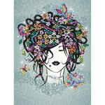 Tableau Sequin Art La belle au bouquet - Sequin Art