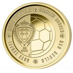 Pièce de monnaie 2 euro 1/2 Belgique 2018 BU – Les Diables Rouges – Légende française